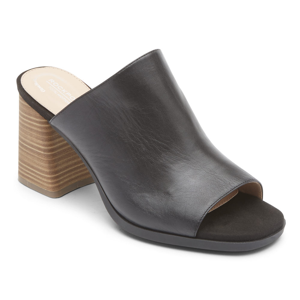 Sandalias Rockport Mujer Mexico - Total Motion Amara Negros - VMFIB4612